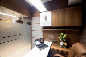 Kitchen in  Office Space at Prahlad Nagar – for Rent