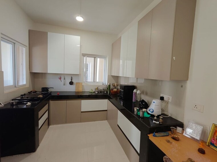 Kitchen, paramount-hill-county 2 Bedroom 1300 Sq.Ft. Apartment In Kondapur Hyderabad 10372606