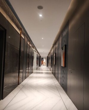 Building Lobby in 4 BHK Apartment at K Raheja Modern Vivarea, Mahalaxmi – for Sale