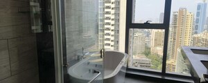 Bathroom in 4 BHK Apartment at Rustomjee Crown, Prabhadevi – for Rent