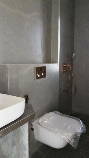 Bathroom in 3 BHK Apartment at Indiabulls Sky Forest, Lower Parel – for Rent