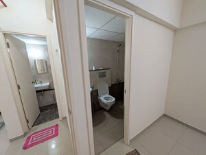 Bathroom in 1 BHK Apartment at Mahindra Happinest Tathawade Phase 1, Tathawade – for Rent
