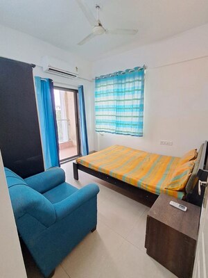 Living Room in 2 BHK Apartment at Camelot Society, Viman Nagar – for Rent