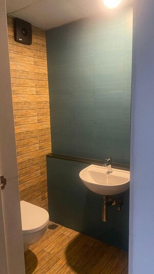 Bathroom in 1 BHK Apartment at Lodha Crown Quality Homes, Majiwada – for Rent