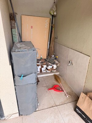 Laundry Area in 1 BHK Apartment at Tathawade – for Rent