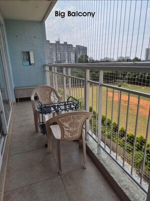 Balcony in 3 BHK Apartment at Bren Avalon, Doddanekundi – for Rent