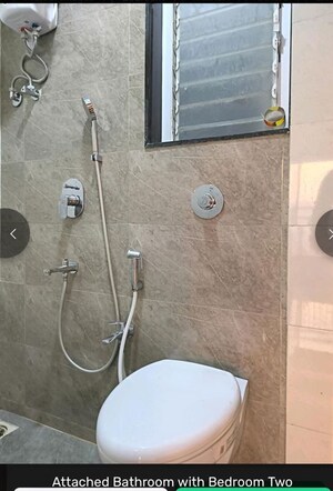 Bathroom in 1 BHK Apartment at Veena Senterio, Chembur – for Rent