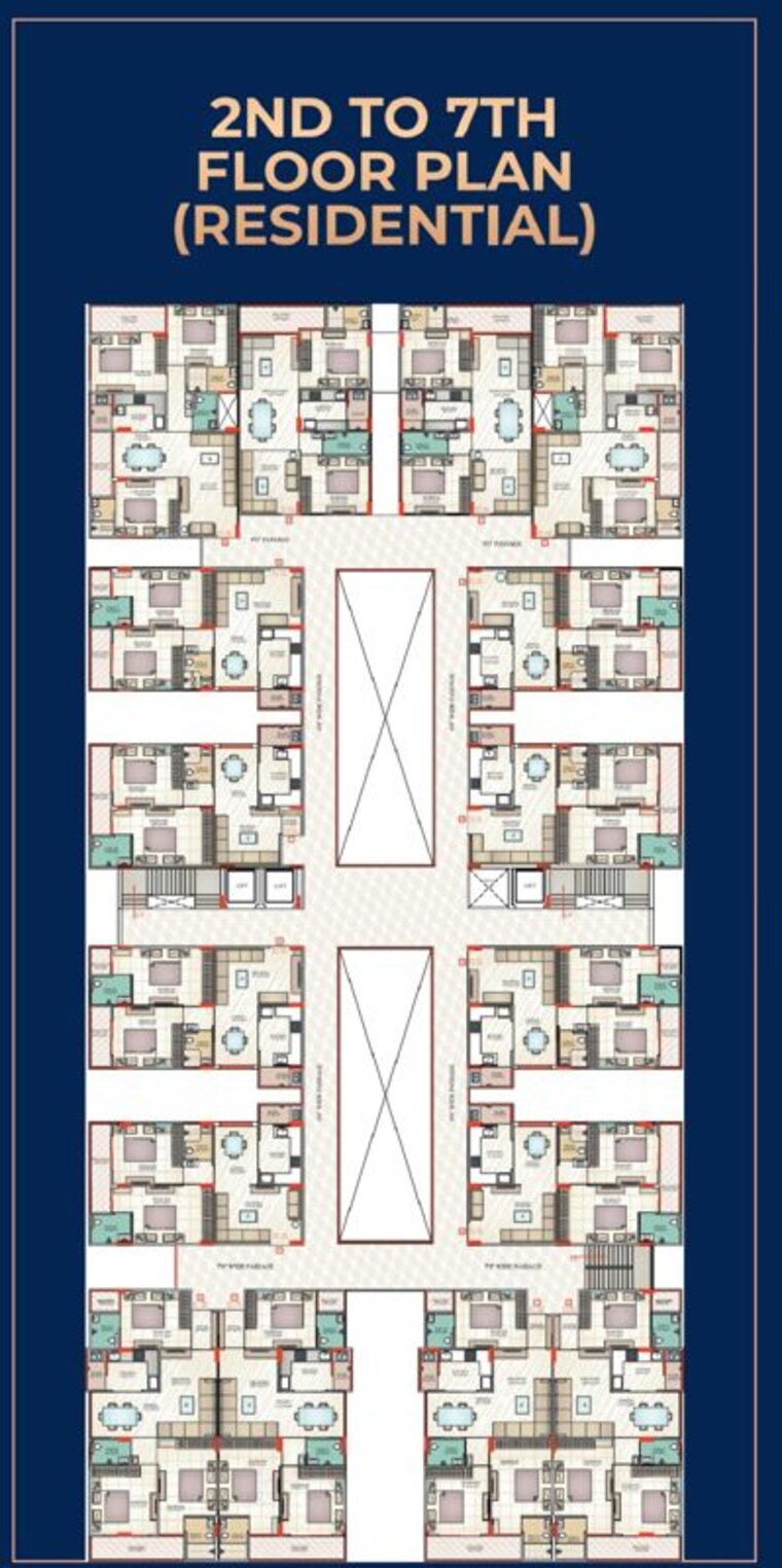 Master Plan, nirvana-landmark 2 Bedroom 1182 Sq.Ft. Apartment In Jakhya Indore 10373033