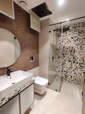 Bathroom in 4 BHK Apartment at Lodha The World Towers World One Tier 2, Worli – for Rent