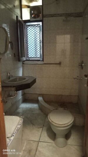 Bathroom in 4 BHK Builder Floor at Janakpuri – for Rent