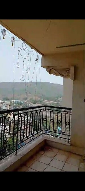 Balcony in 4 BHK Apartment at Hiranandani Meadows, Manpada – for Rent