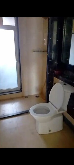 Bathroom in 4 BHK Apartment at Hiranandani Meadows, Manpada – for Rent