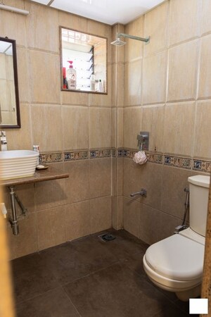 Bathroom in 2 BHK Apartment at Bandra West – for Rent