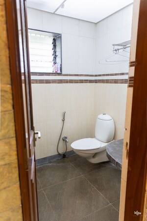 Bathroom in 2 BHK Apartment at Bandra West – for Rent