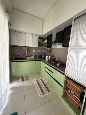 Kitchen in 2 BHK Apartment at Sobha Dream Gardens, Thanisandra Main Road – for Rent