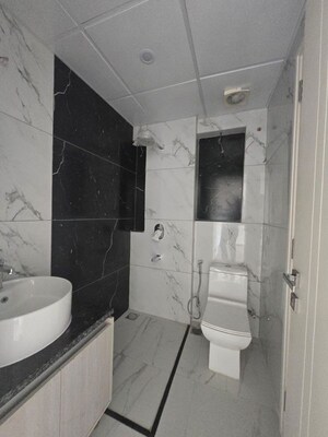 Bathroom in 2.5 BHK Builder Floor at Central Park Cerise Suites, Sohna Sector 33 – for Rent