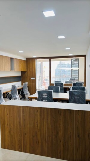 Team Area in  Office Space at Samvaad East Face, Ambli – for Rent