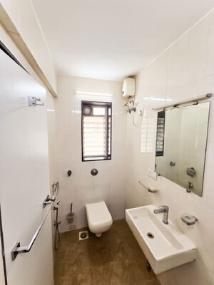 Bathroom in 2 BHK Apartment at Bandra West – for Rent