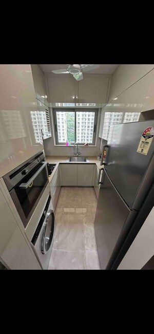 Balcony in 1 BHK Apartment at Hiranandani Regent Hill, Powai – for Rent