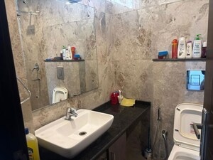 Bathroom in 3 BHK Builder Floor at Sushant Lok Iii – for Sale