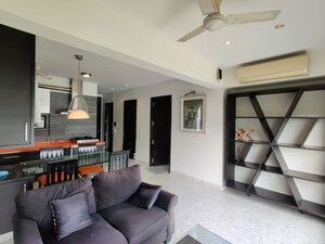 Living Room in 2 BHK Apartment at Bandra West – for Rent