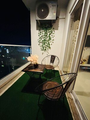 Balcony in 1 BHK Apartment at Central Park 3 The Room, Sohna Sector 33 – for Rent