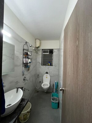 Bathroom in 1 BHK Apartment at Ace Enclave, Ghodbunder Road – for Rent
