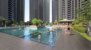 Swimming Pool in Studio Apartment at Krisumi Waterside Residences, Sector 36a – for Sale