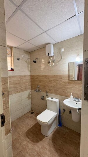 Bathroom in 2 BHK Apartment at Sunny Bliss, Hennur – for Rent