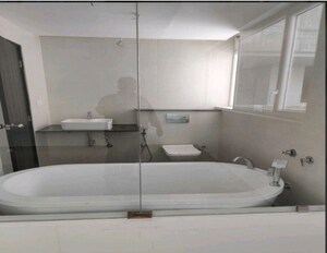 Bathroom in 2 BHK Apartment at Aliens Space Station, Tellapur – for Rent