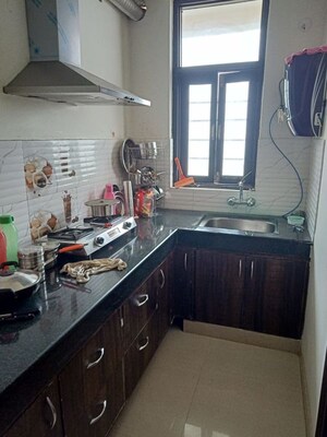 Kitchen in 1 BHK Apartment at Techman Moti Residency Phase II, Raj Nagar Extension – for Sale
