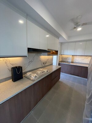 Kitchen in 3.5 BHK Apartment at Puri Emerald Bay, Sector 104 – for Rent