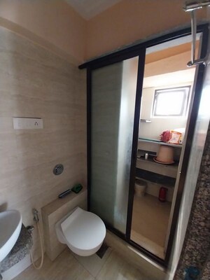 Bathroom in 2 BHK Apartment at Sandesh Nagar – for Rent