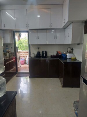 Kitchen in 3 BHK Apartment at AB Residency Manikonda, Manikonda – for Rent