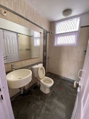 Bathroom in 3 BHK Apartment at Emaar Gurgaon Greens, Sector 102 – for Rent