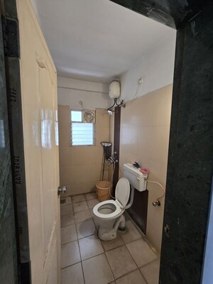 Bathroom in 3 BHK Apartment at Om The Island, Wakad – for Rent