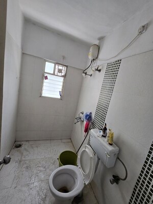 Bathroom in 3 BHK Apartment at Om The Island, Wakad – for Rent