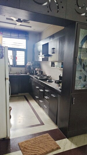 Kitchen in 3 BHK Builder Floor at Kavi Nagar Block K – for Sale