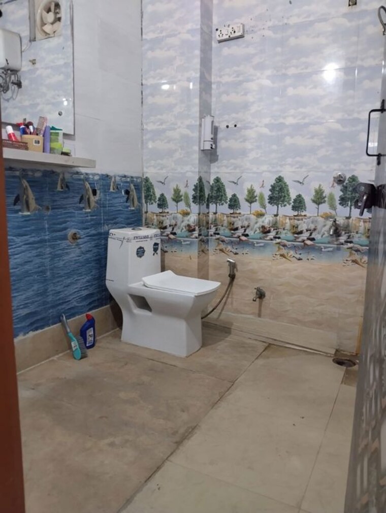 Bathroom, neb sarai 1 Bedroom 450 Sq.Ft. Builder Floor In Neb Sarai Delhi 10373869