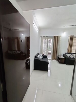 Living Room in 2 BHK Apartment at Shraddha Twin Tower, Wakad – for Rent