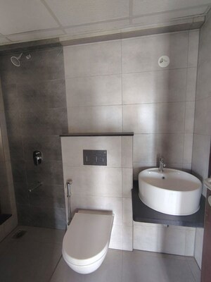 Bathroom in 2 BHK Apartment at Sandesh Nagar – for Rent