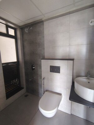 Bathroom in 2 BHK Apartment at Sandesh Nagar – for Rent
