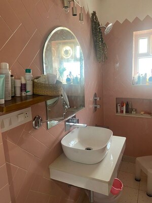 Bathroom in 1 BHK Apartment at Pyramid Golden Retreat, Sector 22 Yamuna Expressway – for Rent