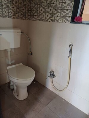 Bathroom in 1 BHK Apartment at Ghansoli – for Rent