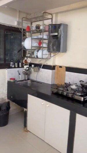Kitchen in 2 BHK Apartment at Mhada Colony, Andheri West – for Rent