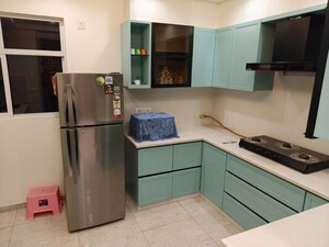 Kitchen in 3 BHK Apartment at Experion Capital, Gomti Nagar – for Rent