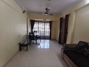 Living Room in 2 BHK Apartment at Shah Arcade, Kharghar – for Rent