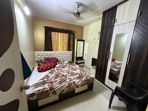 Bedroom in 2 BHK Apartment at Sai Nisarg CHS, Kharghar Sector 19 – for Rent