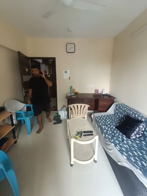 Living Room in 1 BHK Apartment at Sahajanand Athena, Goregaon West – for Rent