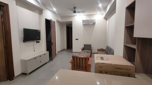 Living Room in 3 BHK Builder Floor at Dlf Phase V – for Rent